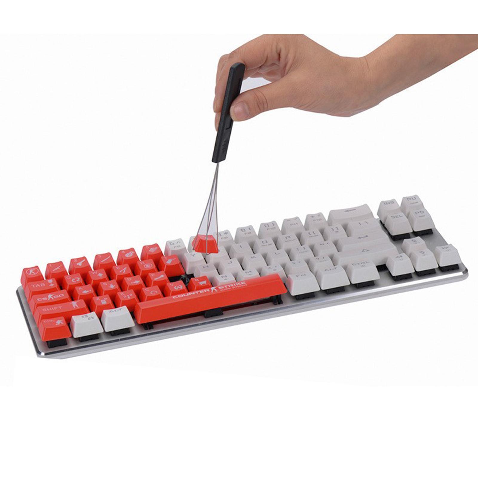 2pcs Keycap Puller Tools Accessories Removal Tool Expert Remover for Removing Fixing Computer
