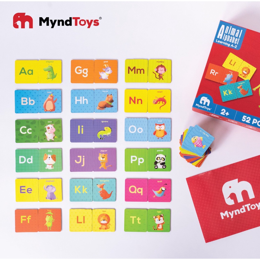 Đồ Chơi Xếp Hình MyndToys Animal Alphabet (Learning A-Z) Dành Cho Các Bé Trên 2 Tuổi