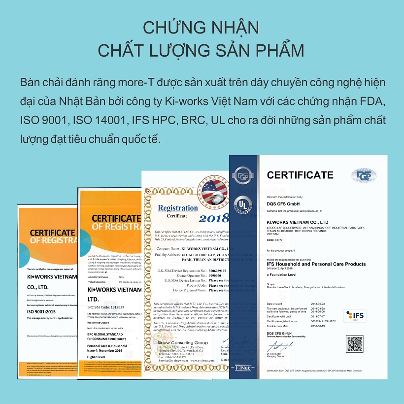 Combo 6 bàn chải đánh răng more-T lông siêu mềm