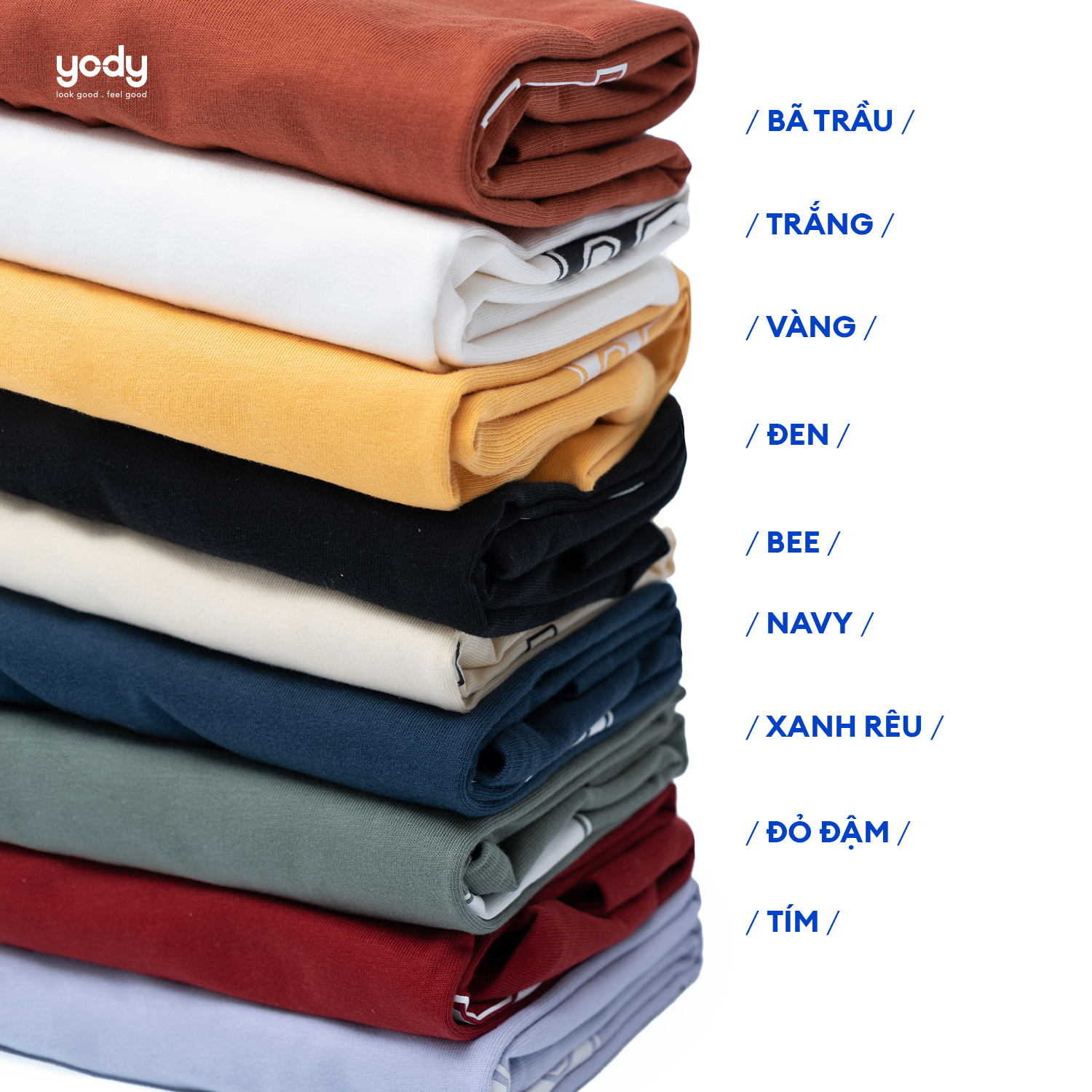 Áo thun Unisex nam nữ YODY form rộng tay lỡ in chữ DREAMER đủ size TSU6002