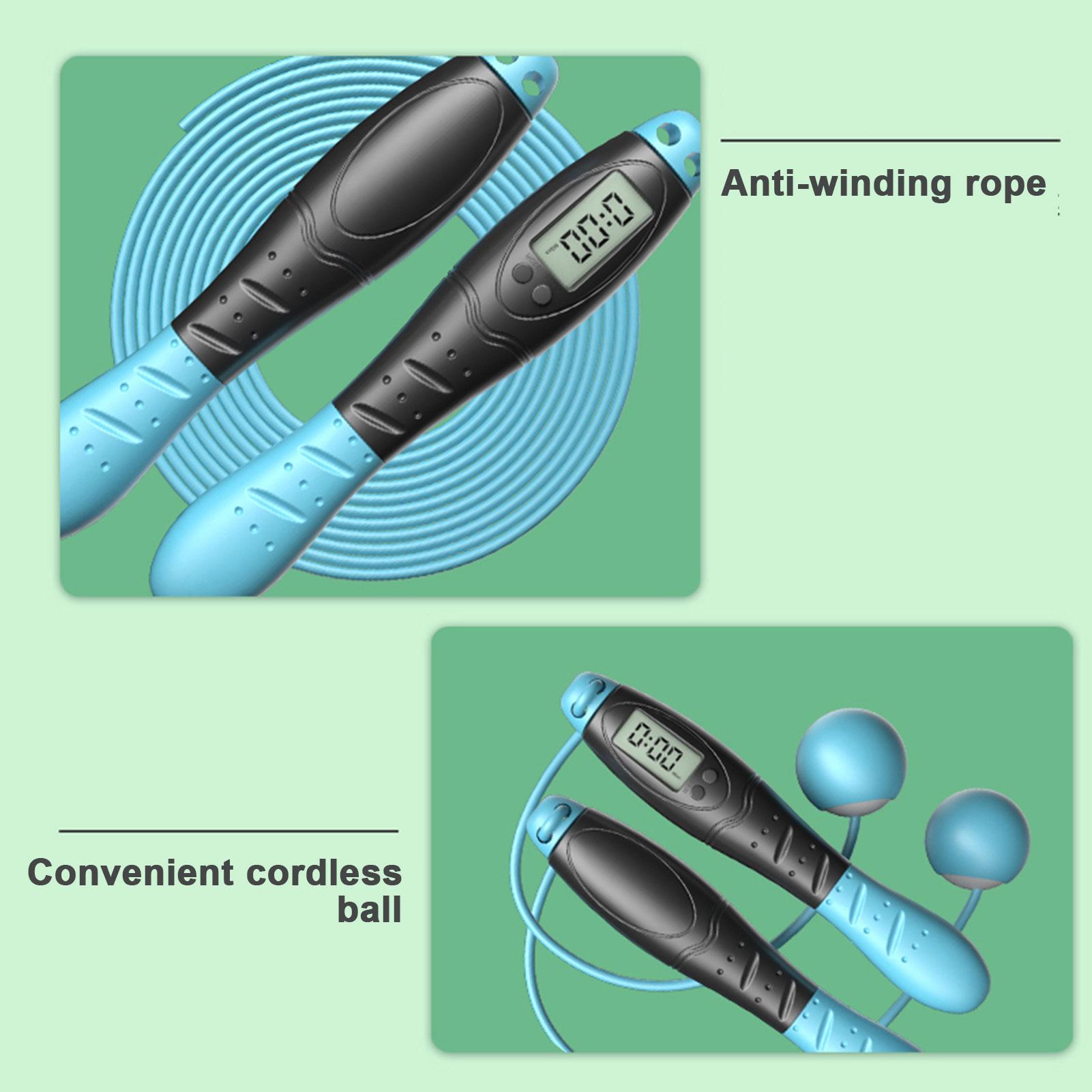 Dây Nhảy Đếm Bước Nhảy Màn Hình Kỹ Thuật Số 4 Chế Độ
