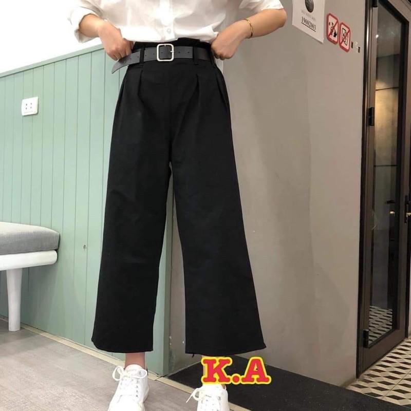Quần ống rộng kaki cúc KA5