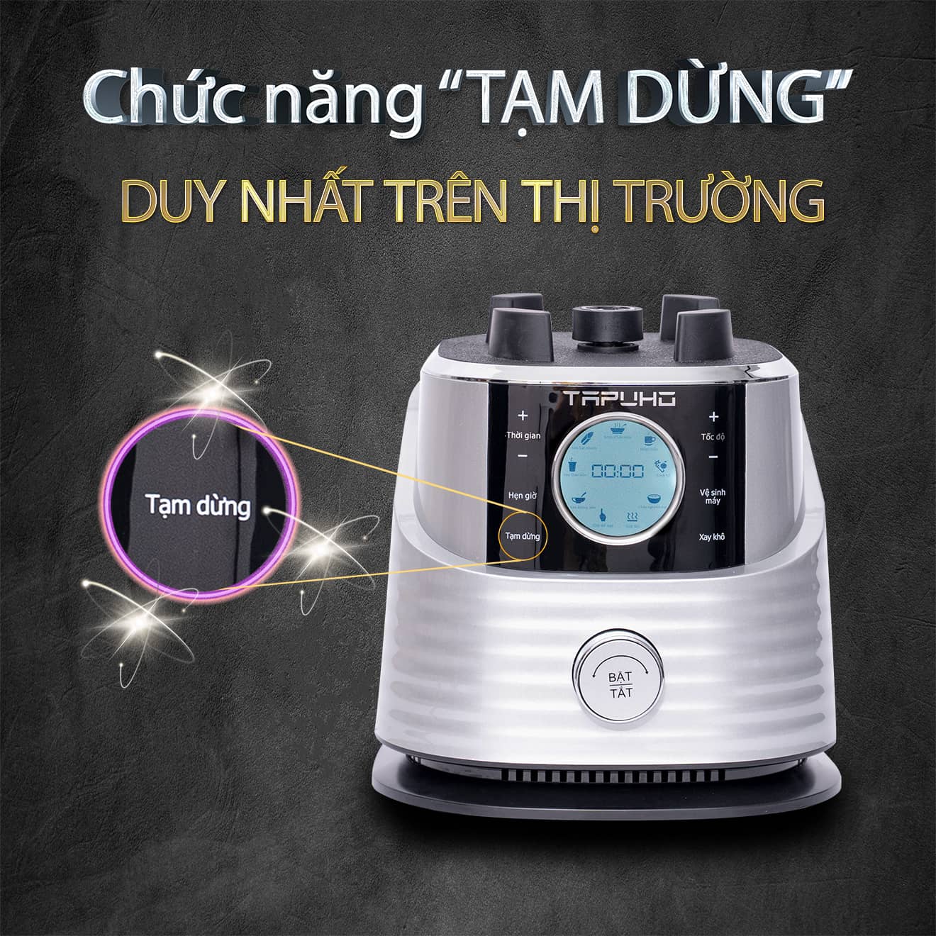 [HÀNG CHÍNH HÃNG] Máy Làm Sữa Hạt Tapuho T01 - Thương Hiệu Đức - Dễ Vệ Sinh