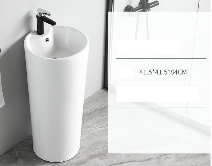 Chậu rửa lavabo liền khối  BRODA B1130