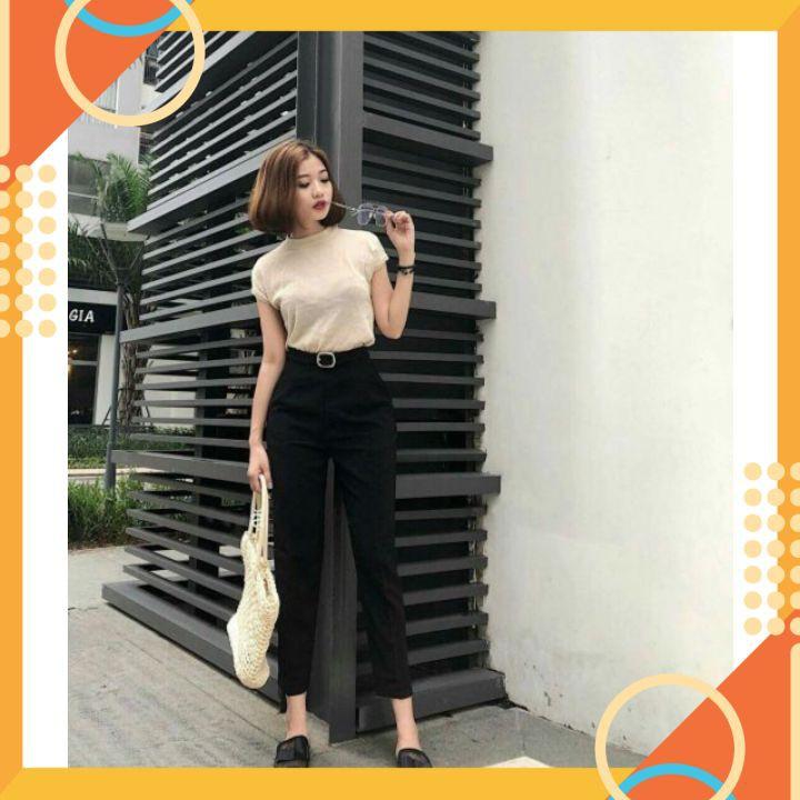 Quần Baggy  Phối Đai Siêu Sang