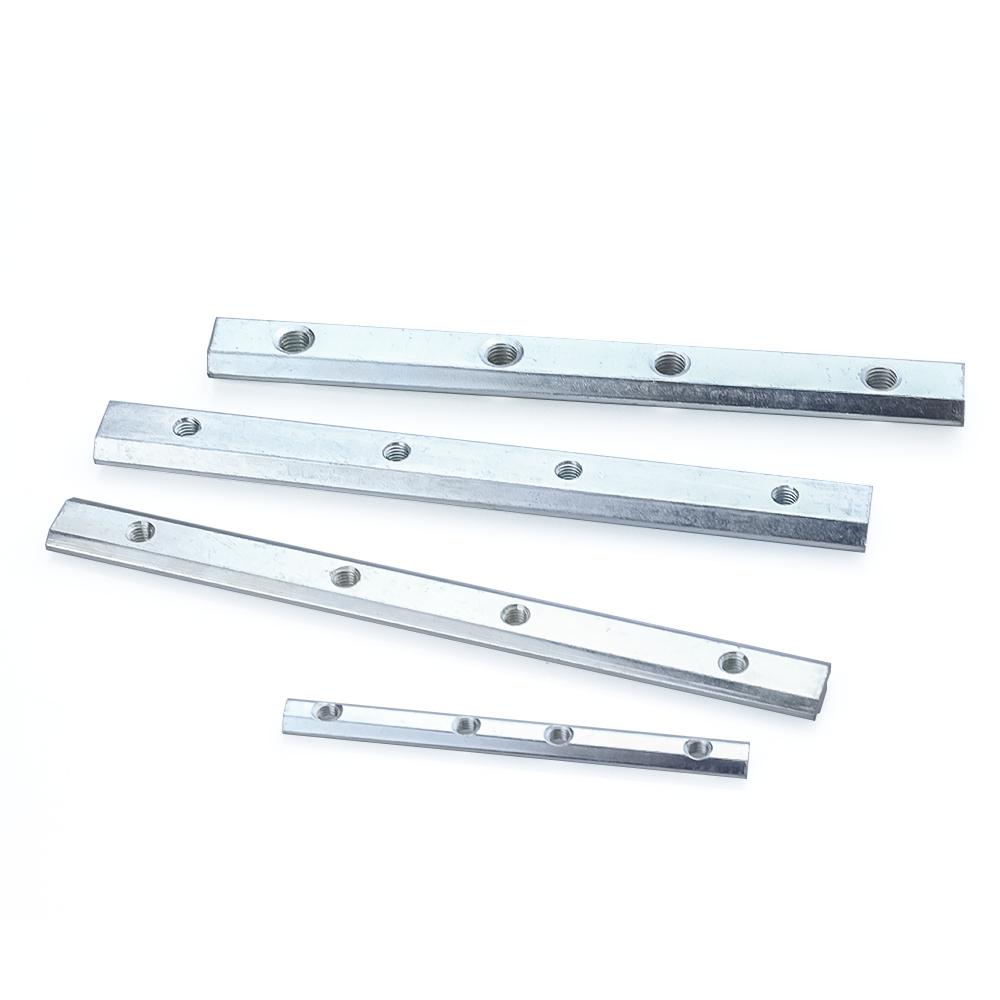 10 Chiếc 180 Độ Nhôm Đùn Hồ Sơ Thẳng Khớp Bên Trong Đầu Nối Phụ Kiện Dải Cho 20 30 40 45 Series Alu Hồ Sơ