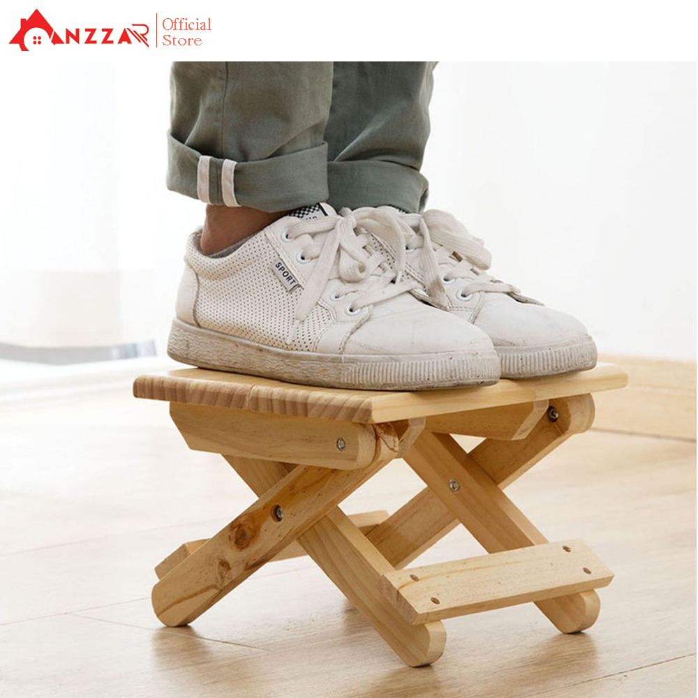 Ghế gỗ gấp gọn mini, ghế ban công ngoài trời, dã ngoại, du lịch GG-02