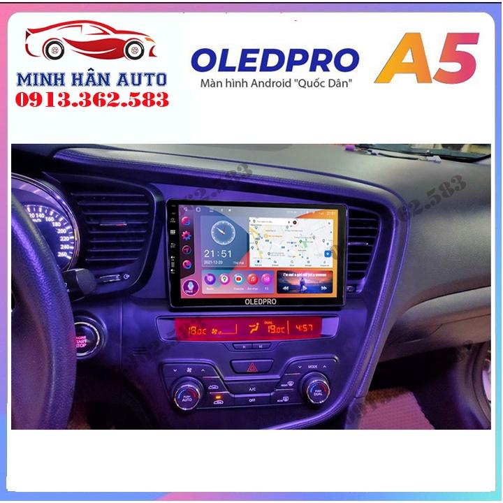 Bộ màn hình OLEDPRO A5, A3 cho xe KIA K5, trọn bộ màn hình, mặt dưỡng,dây nguồn theo xe