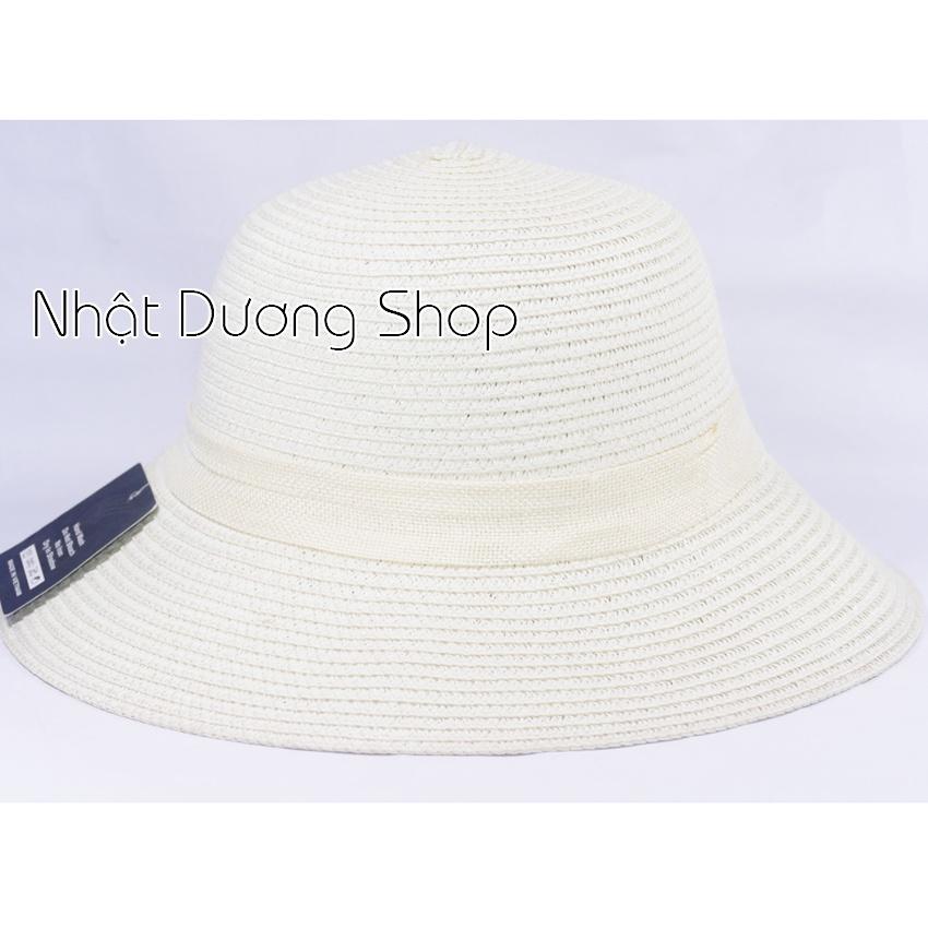 Nón đi biên nữ mùa hè găn nơ vải bông hoa lớn cực dễ thương phù hợp cho các bạn nữ đi chơi và du lịch