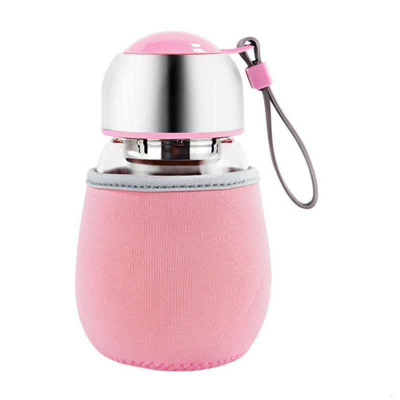 BÌNH ĐỰNG NƯỚC UỐNG BẰNG THỦY TINH 400ML CHO HỌC SINH, SINH VIÊN, DÂN VĂN PHÒNG