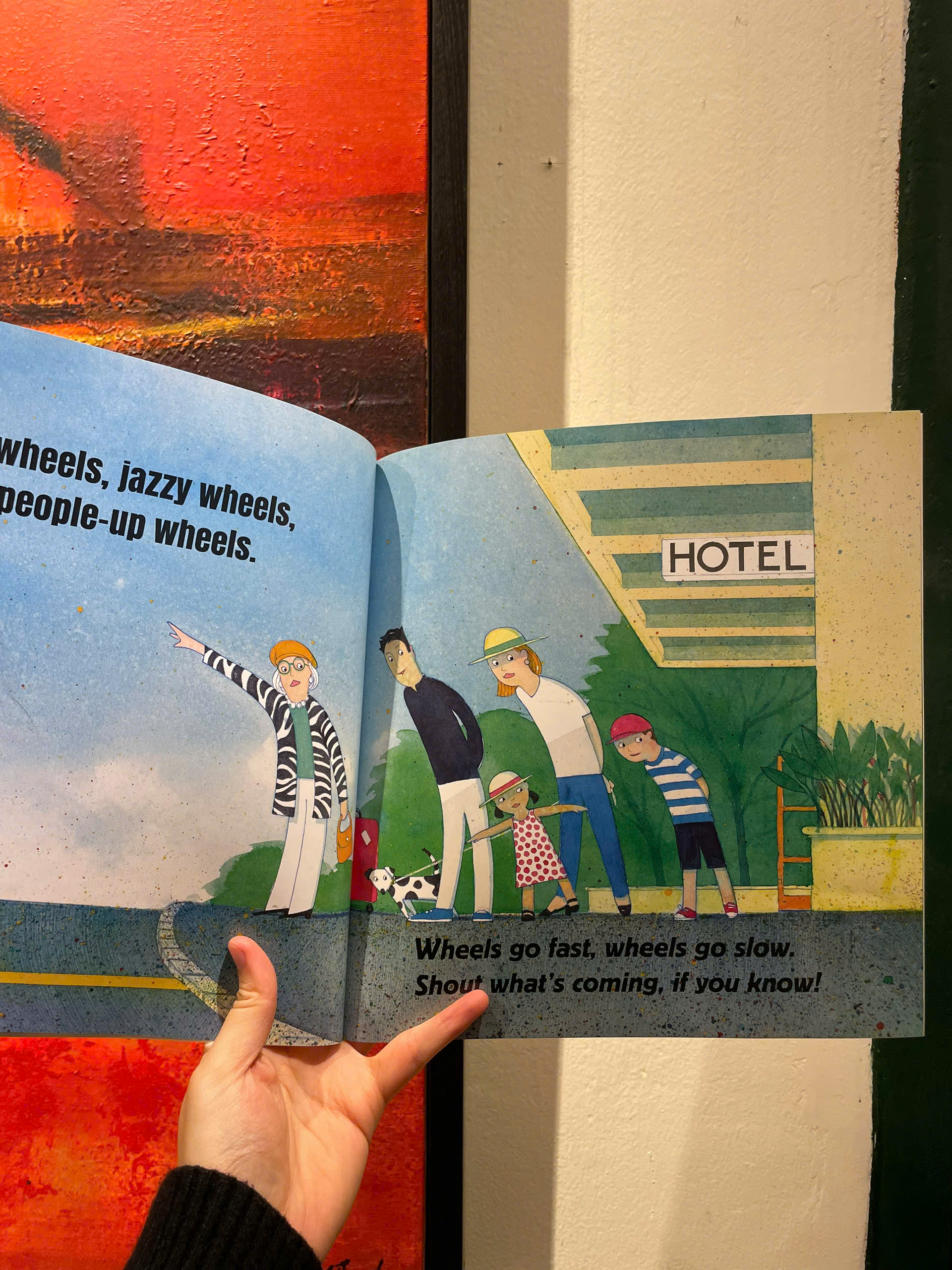 Wheels by Sally Sutton - Children Picture Story book in English - UK - Sách Ngoại Văn Nhập Khẩu