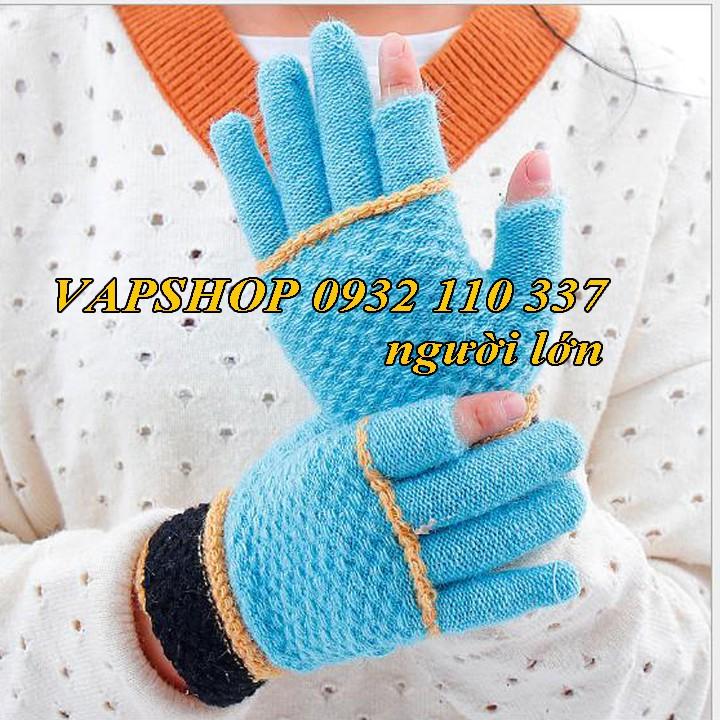 GĂNG TAY LEN NỮ NHIỀU MÀU, FREESHIZE, CỰC ẤM