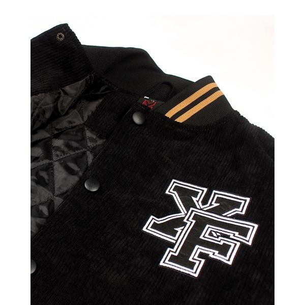 ÁO KHOÁC XF OVERSIZED BLACK/ BUFF ESSENTIAL VARSITY VER 2