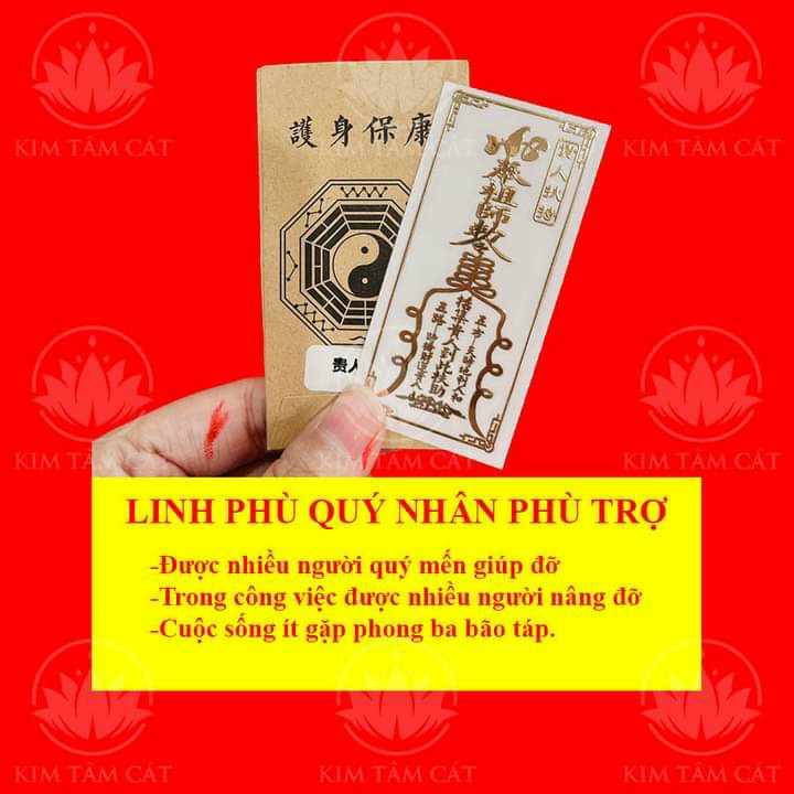 Linh phù QUÝ NHÂN GIÚP ĐỠ