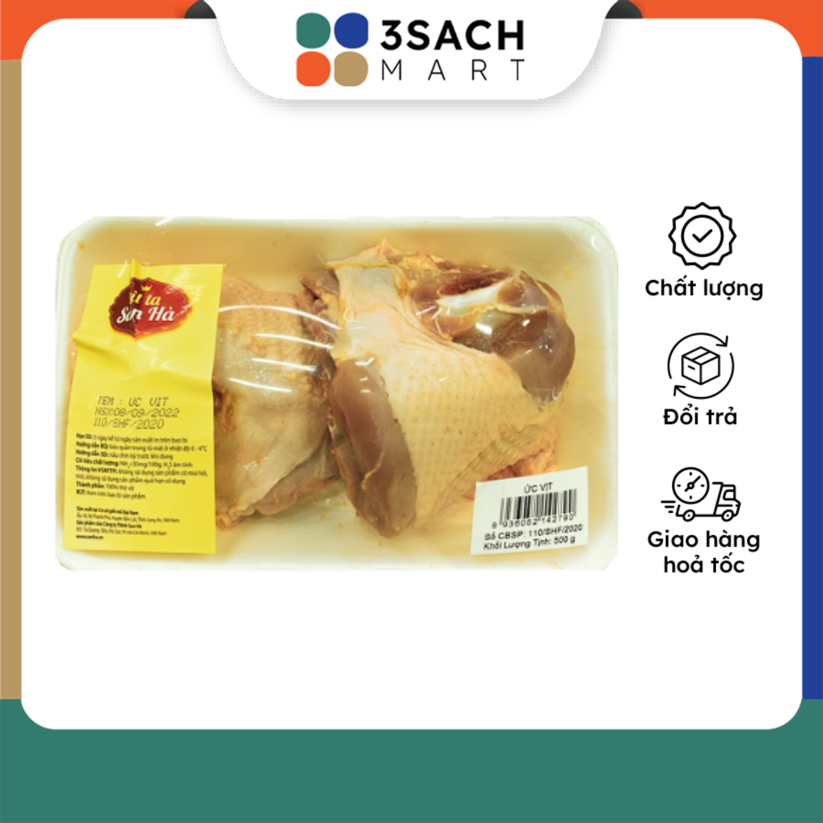 Ức Vịt SH - Khay 500gr