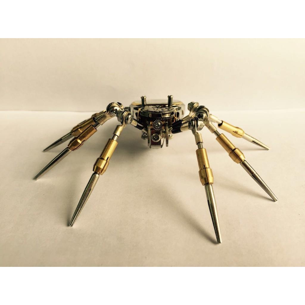 Mô Hình Lắp ghép 3d Kim Loại đồng hồ STEAMPUNK SPIDER