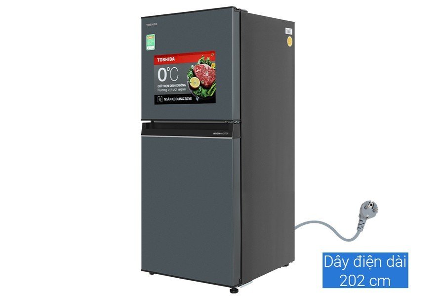 Tủ lạnh Toshiba Inverter 180 lít GR-B22VU UKG - Hàng Chính Hãng