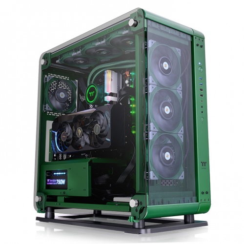 Vỏ Case Thermaltake Core P6 TG Racing Green - Hàng Chính Hãng