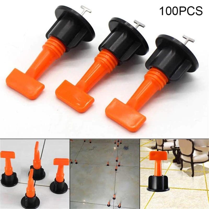 Ke Cân Bằng Lát Gạch Nền Siêu Phẳng ️️ 100 Cái Ke Ốp Lát Gạch Tái Sử Dụng Nhiều Lần