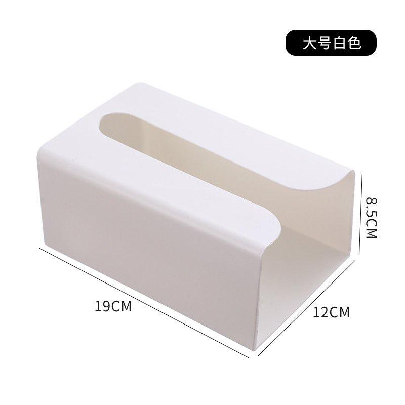 Hộp Đựng Khăn Giấy Da Tường Hình Chữ Nhật, Hộp Đựng Khăn Giấy Treo Tường 88310