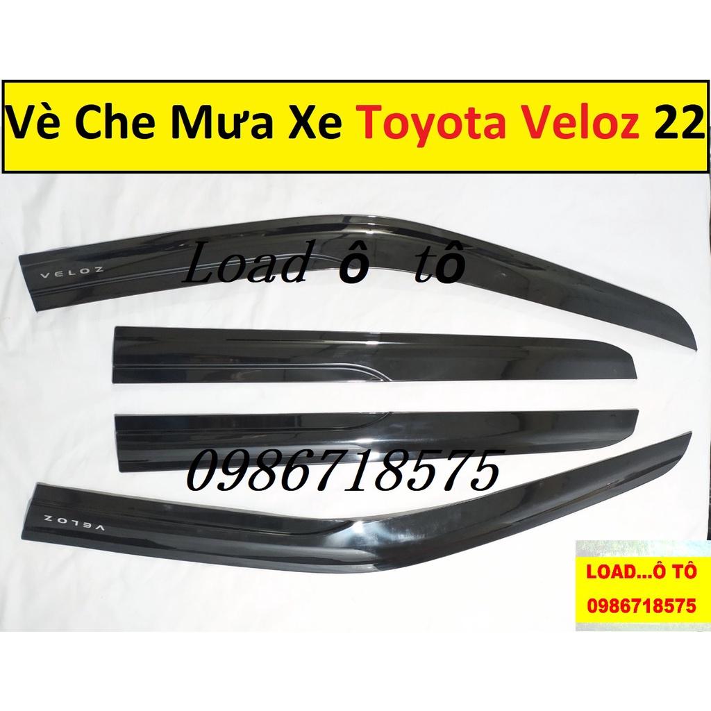 Vè Che Mưa Xe Toyota Veloz Cross 2022-23 Đen Thái Dày Cao Cấp