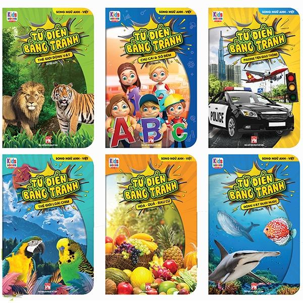 Bộ Sách Trọn Bộ Từ Điển Bằng Tranh - Song Ngữ Anh Việt