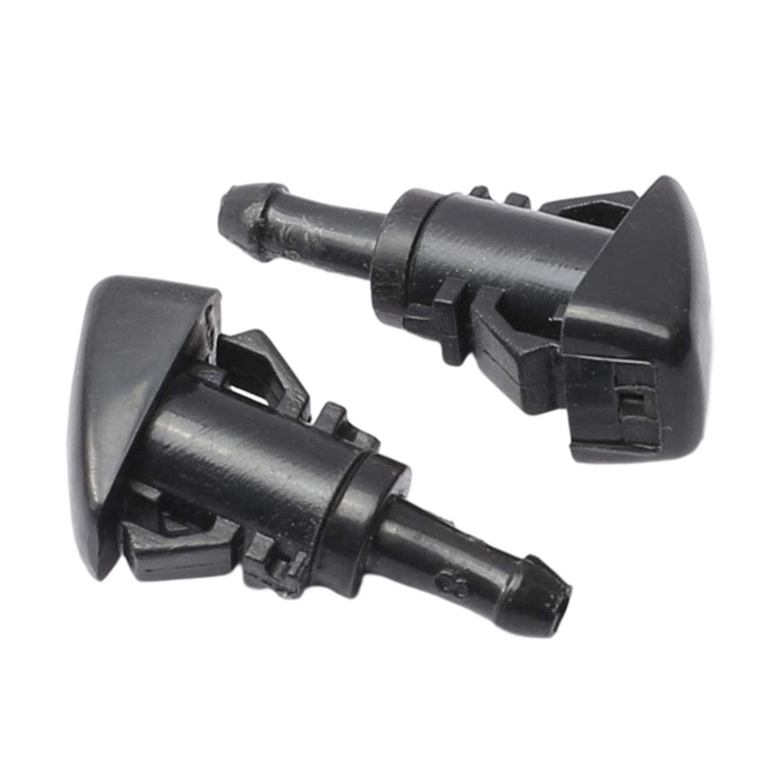 2Pcs Vehicle Windshield Washer Nozzle for Accessories