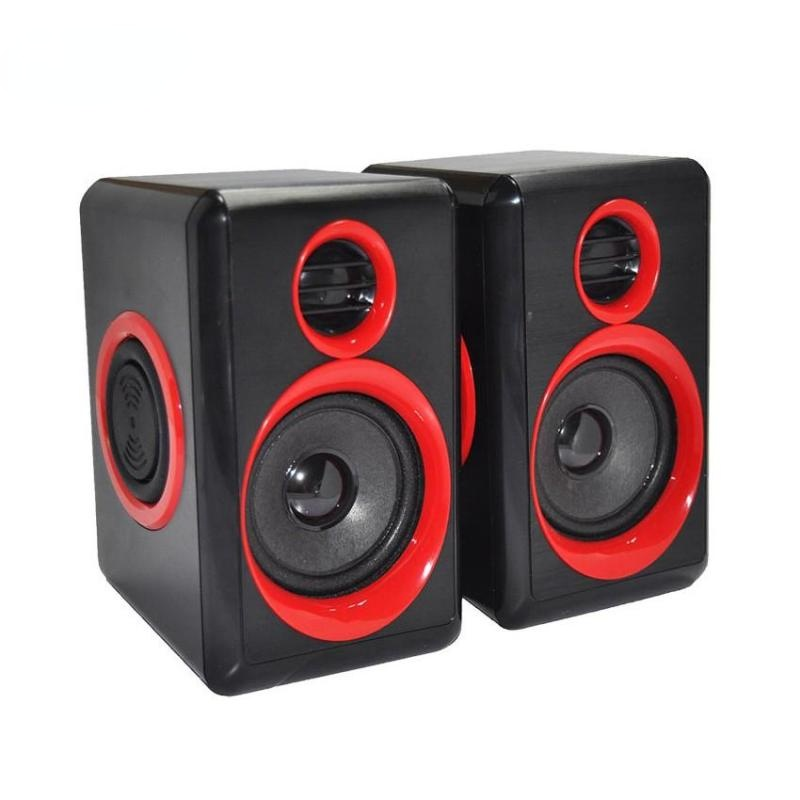 Loa đa phương tiện với loa siêu trầm âm bass usb có dây cung cấp cho PC/máy tính xách tay/màu điện thoại thông minh: màu xanh lam