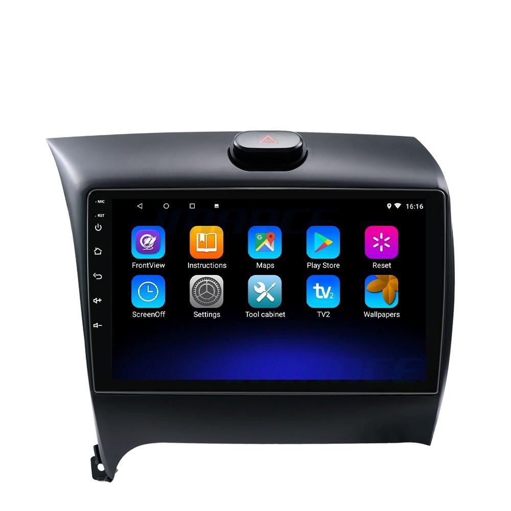 MẶT DƯỠNG LẮP DVD ANDROID CHO XE KIA K3 – KIA CERATO 2014-2018 9INCH- CÓ DÂY GIẮC THEO XE