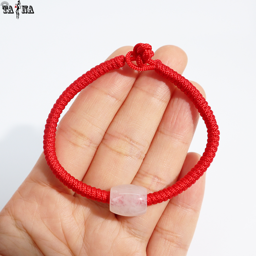 Vòng tay chỉ đỏ may mắn mix mã não