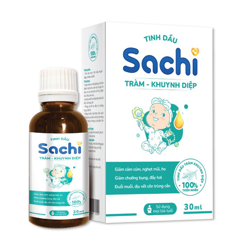 Tinh Dầu Tràm Nguyên Chất - Khuynh Diệp Sachi 30ml/Catchy 50ml SHC