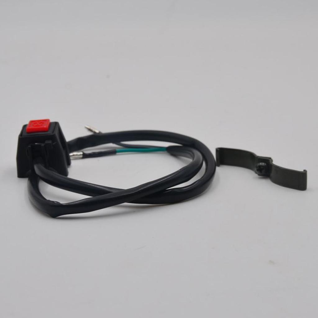 7/8'' Motorcycle Handlebar Scooter ATV Dirt Bike Kill Stop   Button Switch