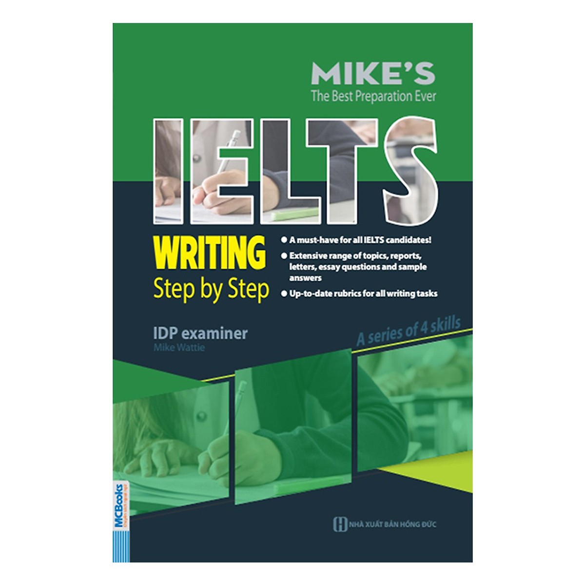 Combo Trọn Bộ Academic Ielts Mike (Tặng kèm bút chì Kingbooks)