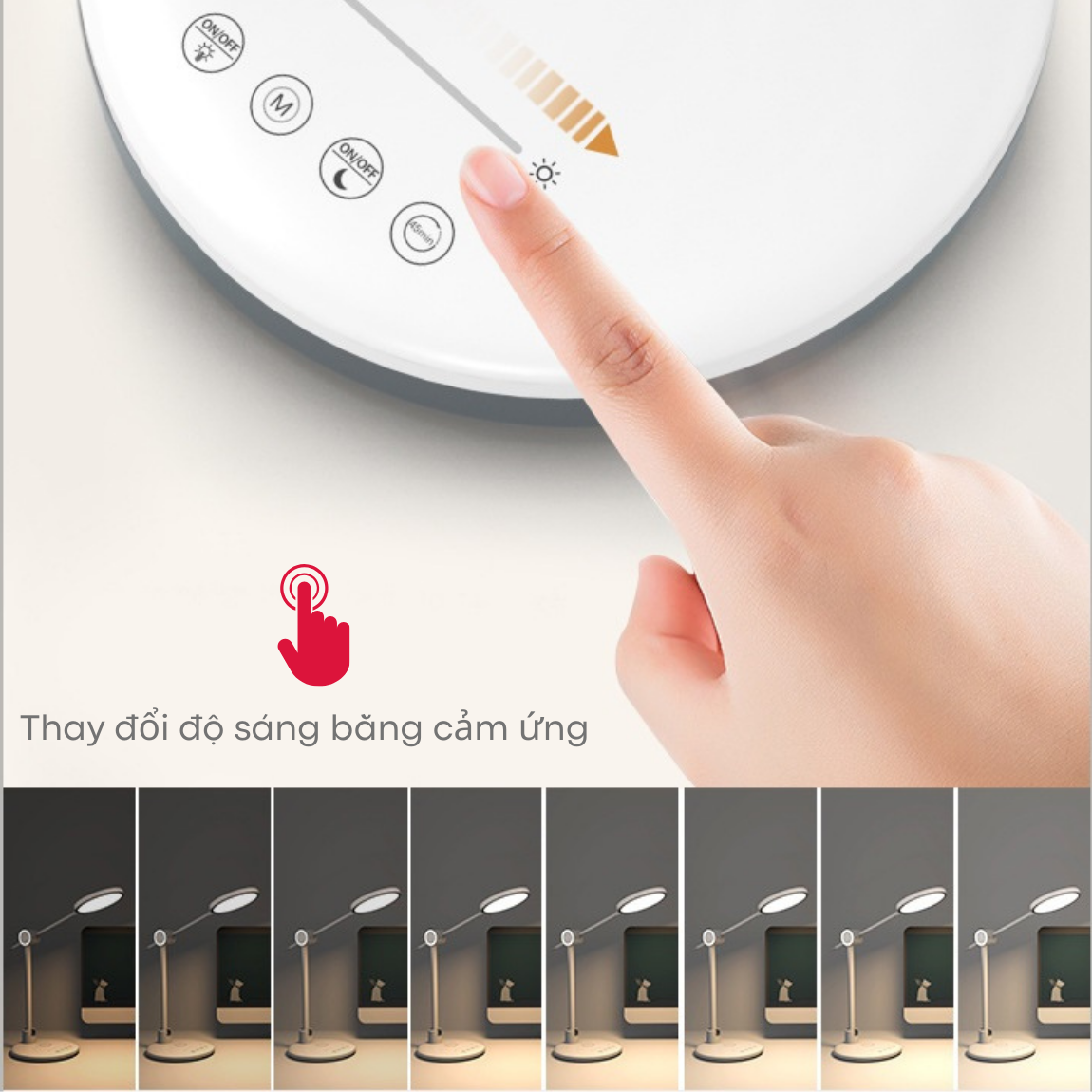 Đèn Bàn Học LED RG0 Tamayoko 3 Chế Độ Ánh Sáng Bảo Vệ Mắt Chống Cận Thị Không Phát Xạ Ánh Sáng Xanh Model TB-55S/SW