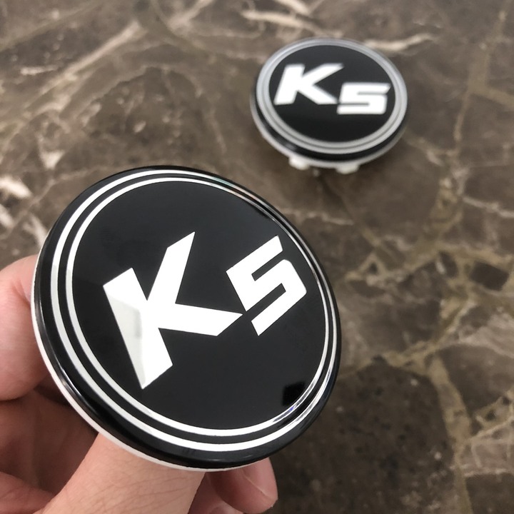 Logo chụp mâm, ốp lazang bánh xe ô tô Kia K5, đường kính 58mm