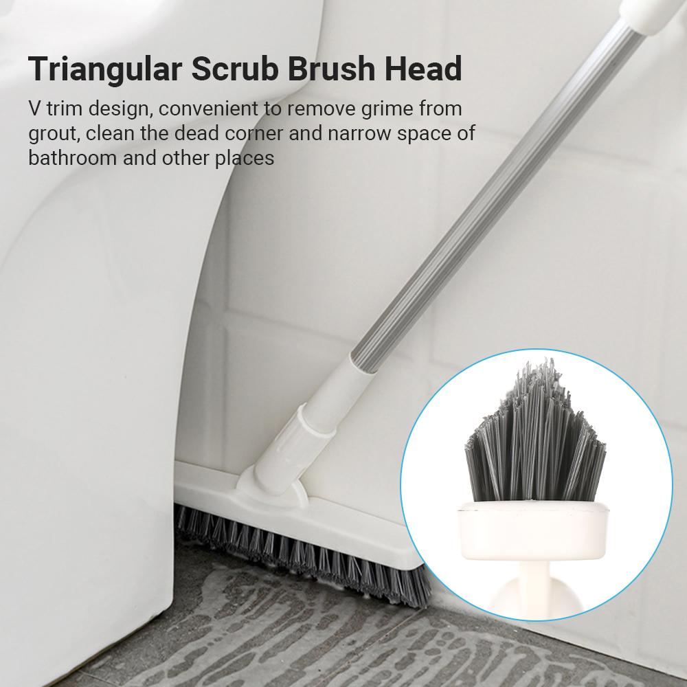 Extension-type Nonslip Long Handled Scrub Brush Corner Brush Scrubber Floor Scrubber Brush Utility Cleaning Brush