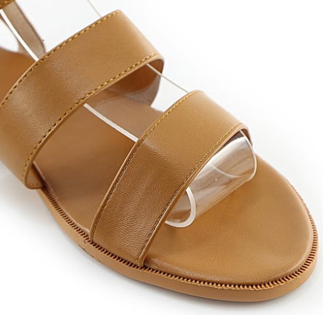 Giày Sandal Nữ Đế Bệt Quai Kép Classic