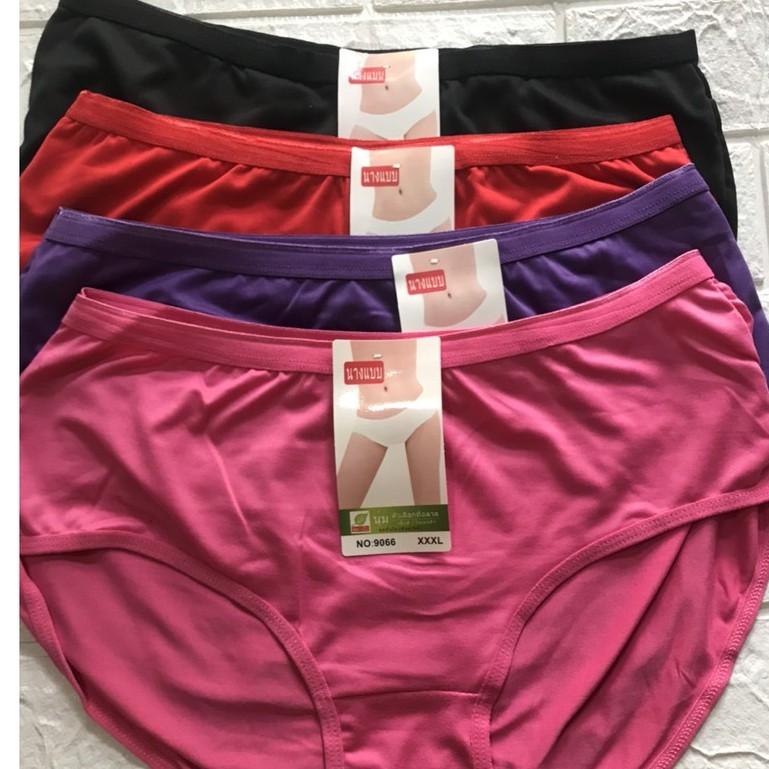 Quần lót bigsize 3xl cho người già trẻ béo mập bầu 80kg 70kg 60kg chip nữ cạp nhỏ lưng cao