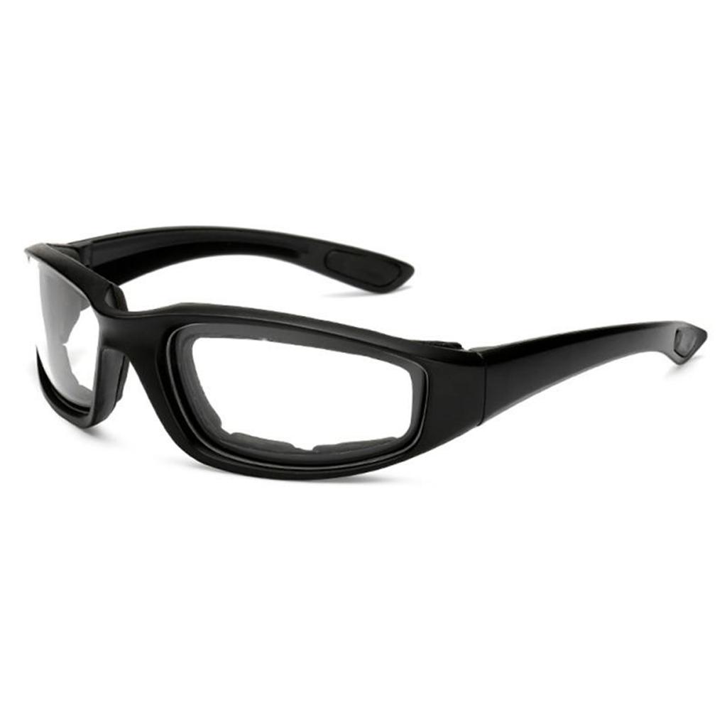1 Pair Motorcycle Riding Glasses Padding Goggles UV Protection Dustproof Windproof Motorcycle for Outdoor Sports