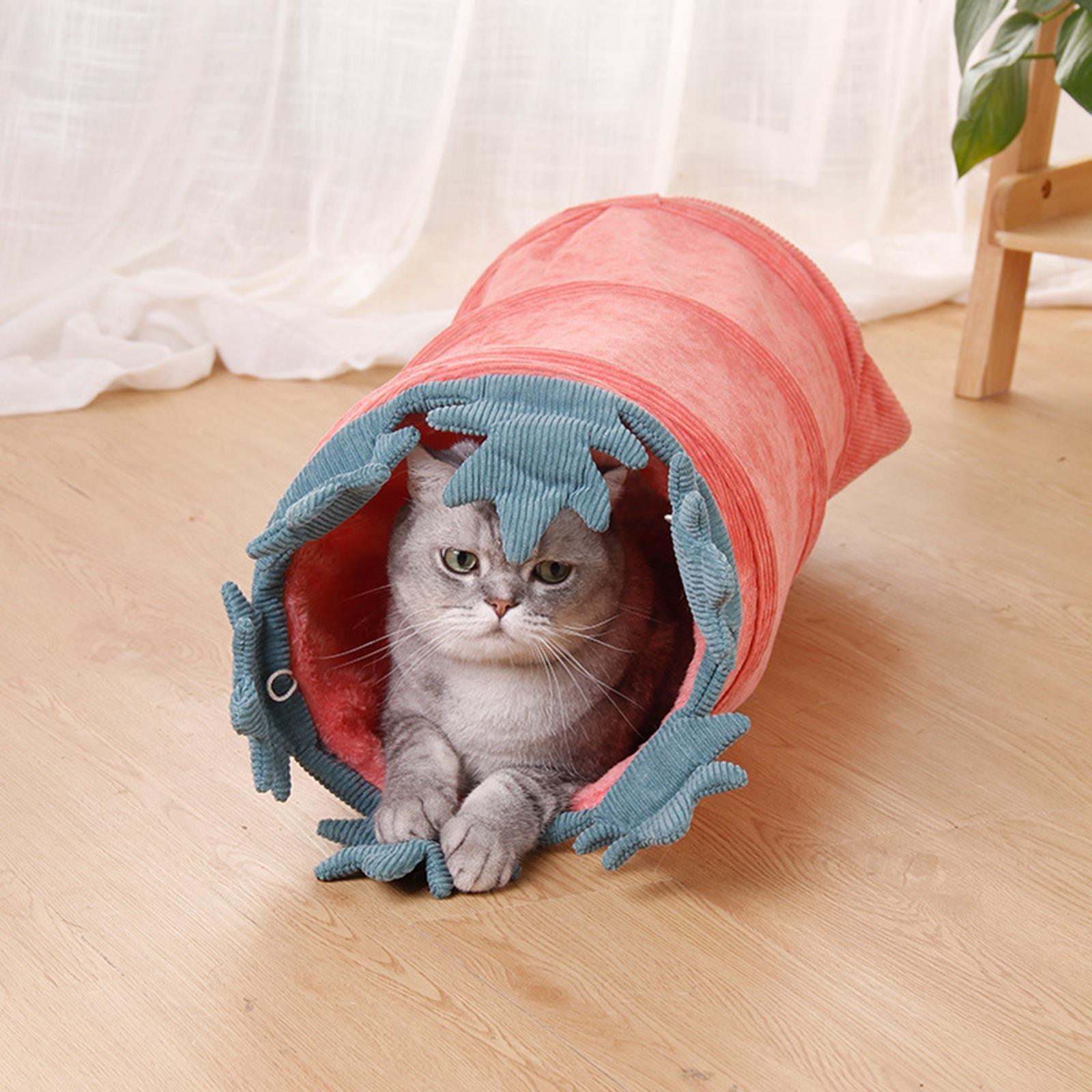 Pet Cat Hamster Tunnel Toys Tube Tent Guinea Pig Hedgehog Mice Rat