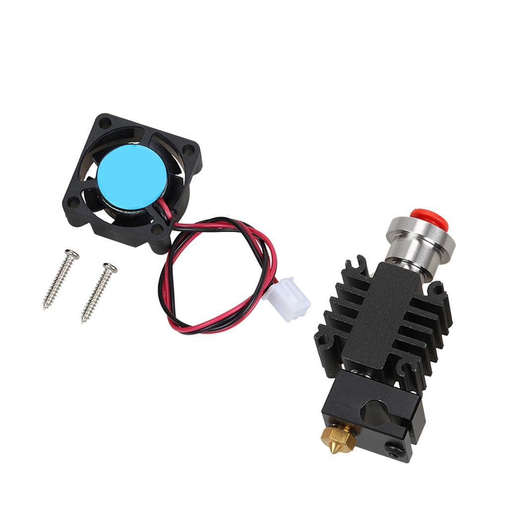 For 3D Printer V6 Hotend + Cooling 0.4mm Nozzle Long Distance