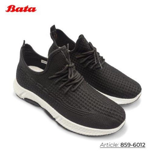 Giày sneaker nam màu đen Thương hiệu Bata 859-6012