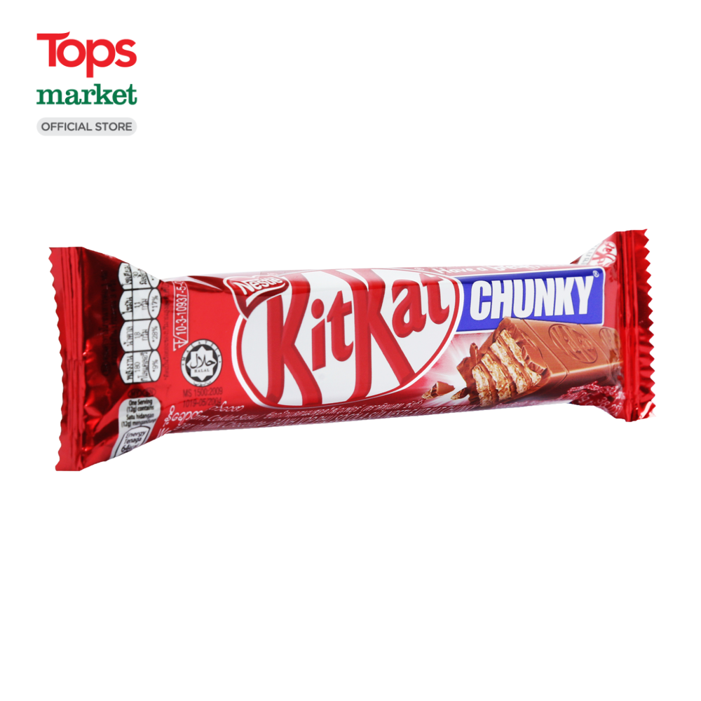 Bánh Xốp Phủ Socola Kitkat Chunky 38G