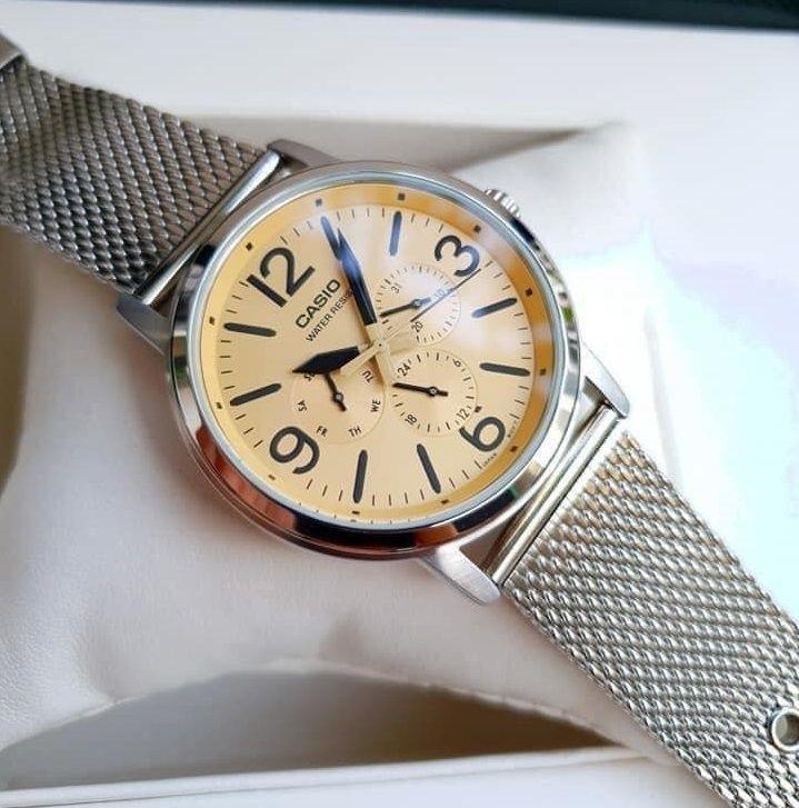 Đồng Hồ Nam Dây Kim Loại Casio MTP-1338D-9BDF | MTP-1338D-9B