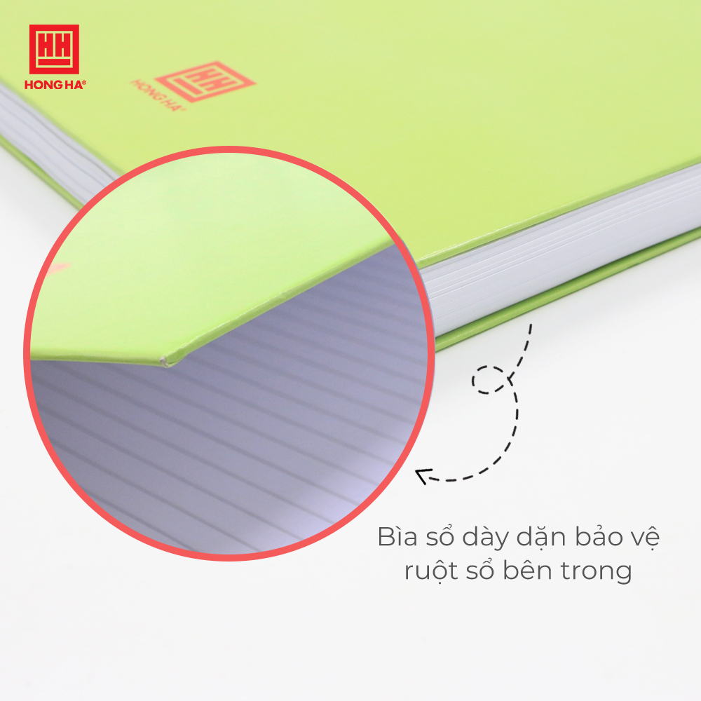 Sổ lò xo kép A4 Hồng Hà 400 trang bìa cứng - 4013
