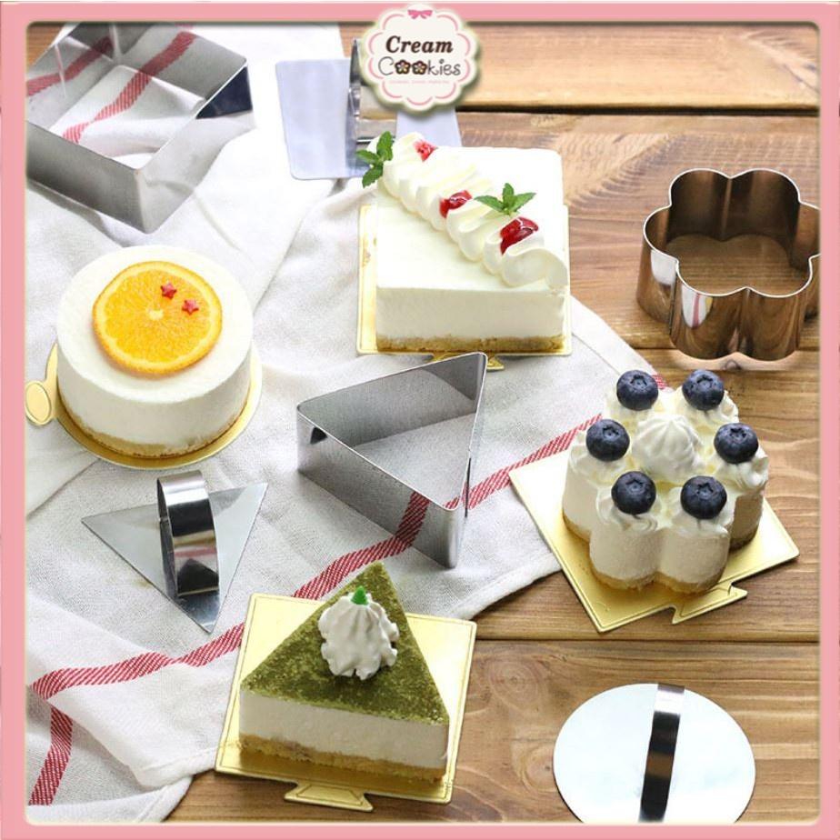 Khuôn Nhấn Tạo Hình Bánh Mousse - Khuôn hoa - Tạo Hình Bánh Xinh Xắn