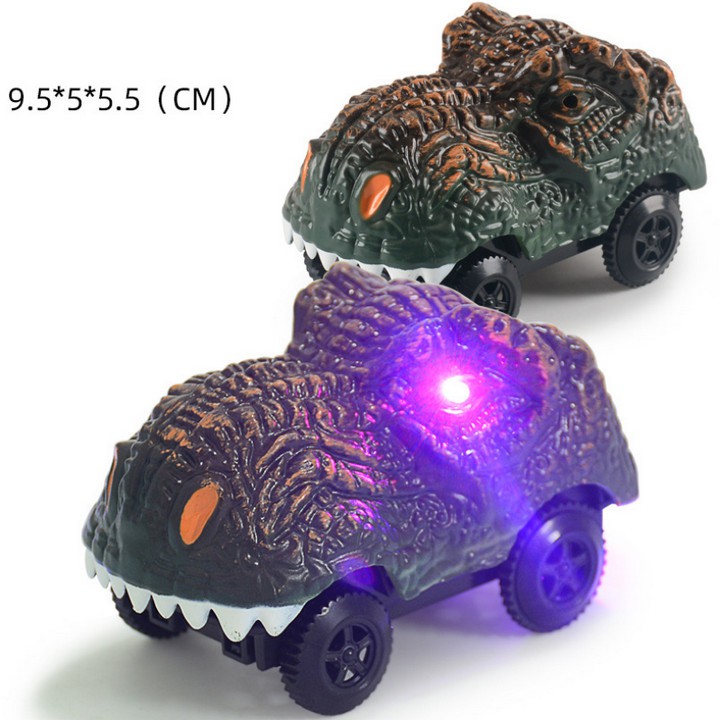 Đồ Chơi Xe Thám Hiểm Công Viên Khủng Long 144pcs TRACK TO DINOSAUR