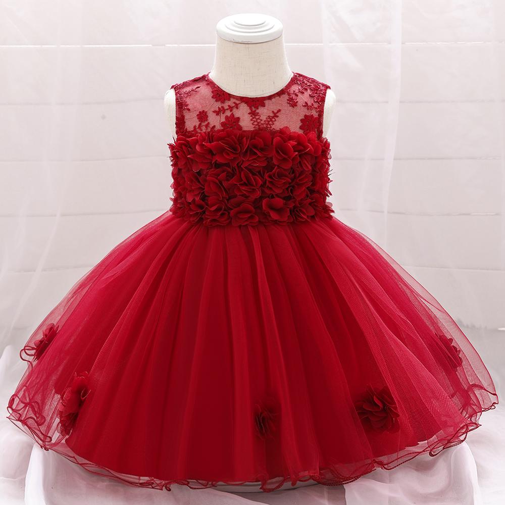 Cho Bé Gái Công Chúa Váy Đầm Bé Gái 1 Năm Sinh Nhật Đầm Christening Áo Trẻ Sơ Sinh Đảng Quần Áo Cho Bé Vestidos