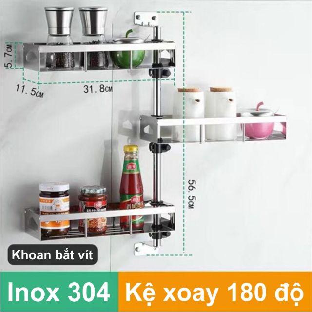 Kệ xoay thông minh cao cấp Inox 304