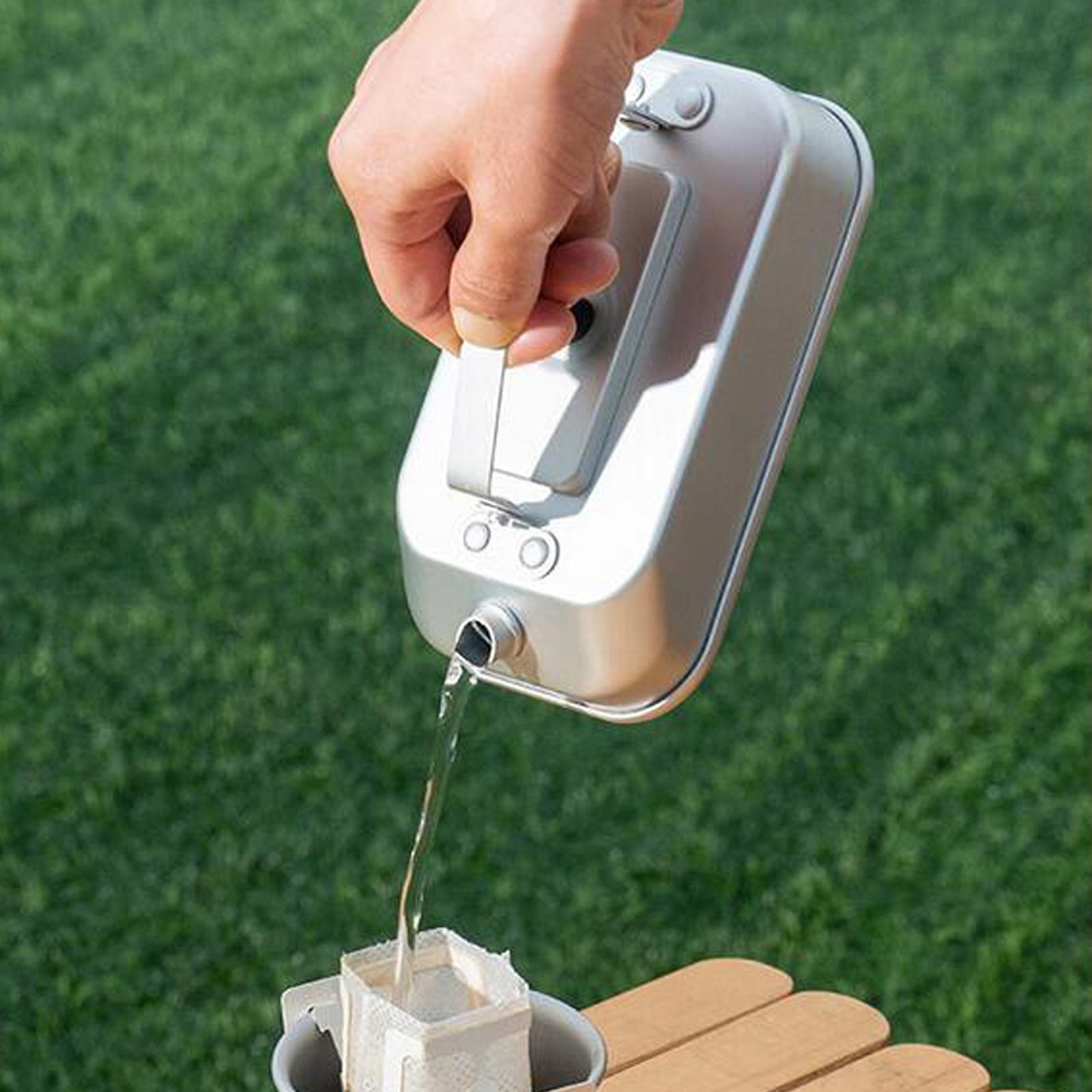 Camping Tea Kettle Coffee Pot Aluminum Alloy Teapot for Backpacking Travel